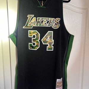 Mitchell & Ness Black Jersey Green Trim - Hardwood Classics Shaquille O’Neal